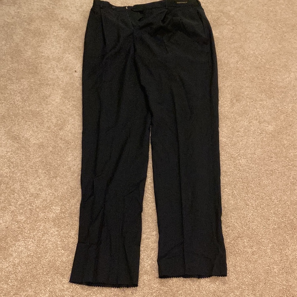 Jo’s A Bank men’s black dress pants slacks 36R signature gold new nwt
